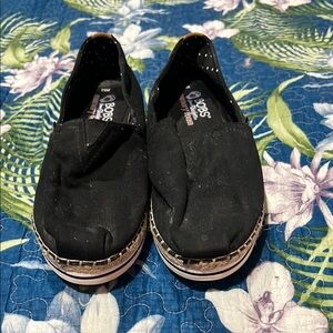 Black Slip-On Shoes